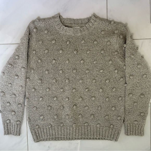 All Row Textured Dot Sweater - Picture 1 of 6
